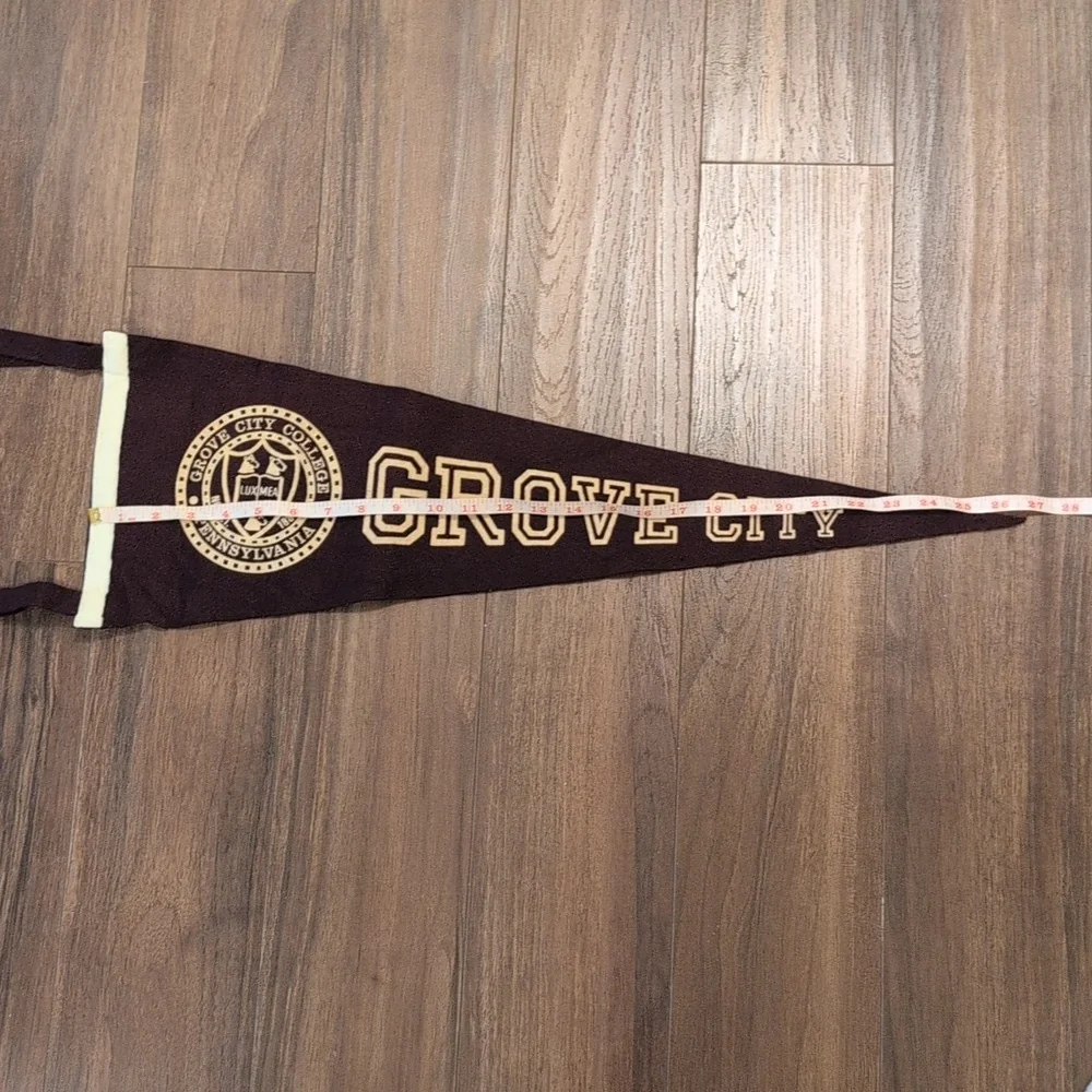 Grove City College Vintage 1980s Pennant - Picture 2 of 4